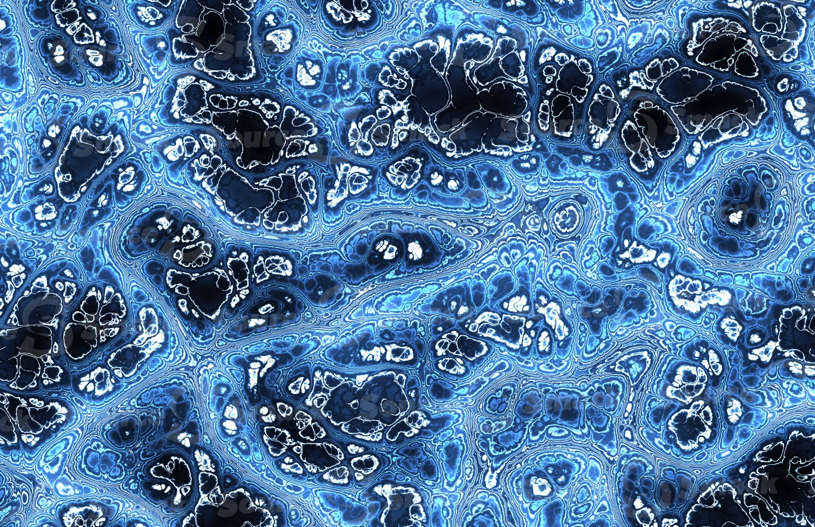 Mandelbrot effect of colorful medical tissue