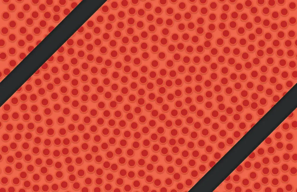 Close up of a basketball texture