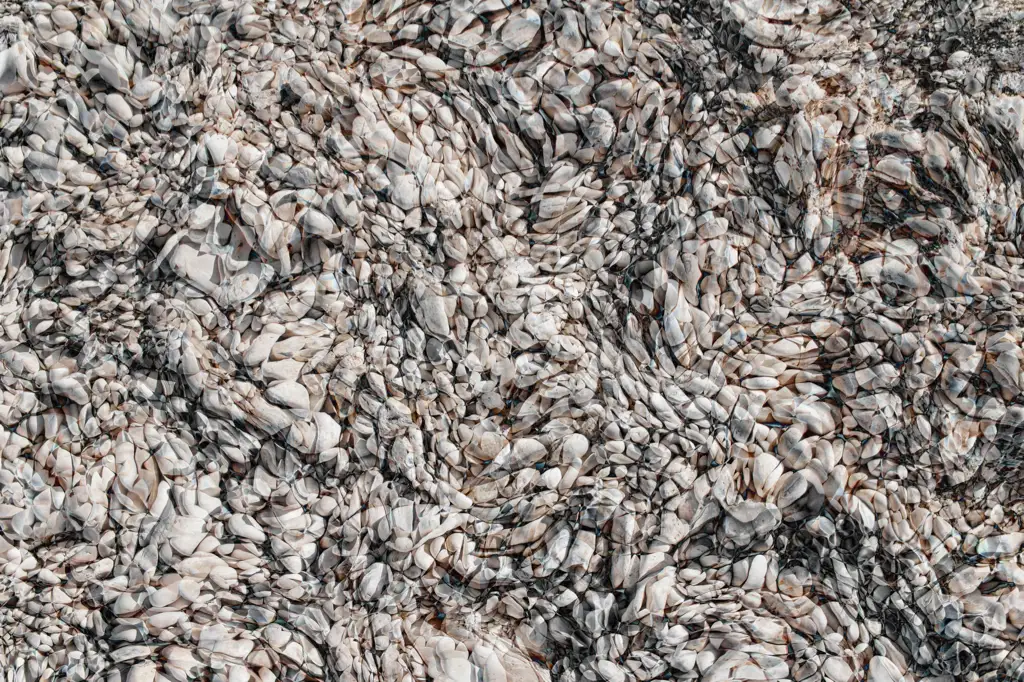 White petrified rocky surface-like background