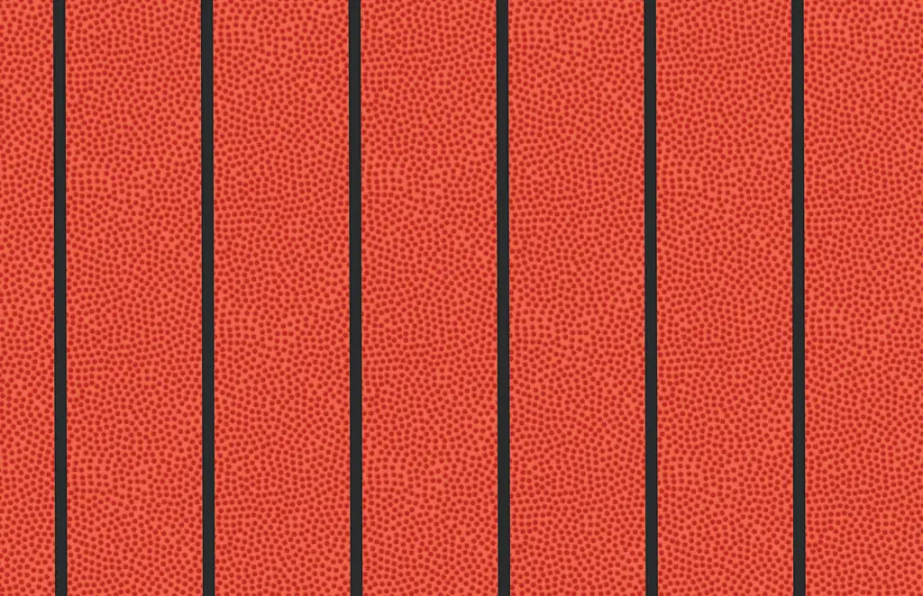 Close up of a basketball texture