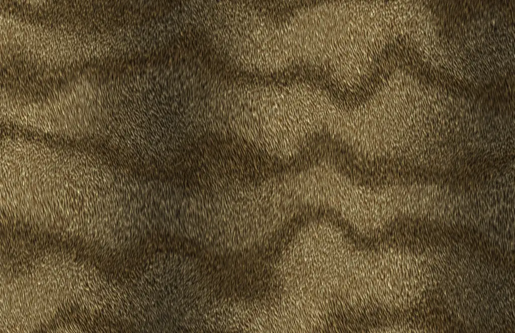 A flattened out rendering of an animal skin texture