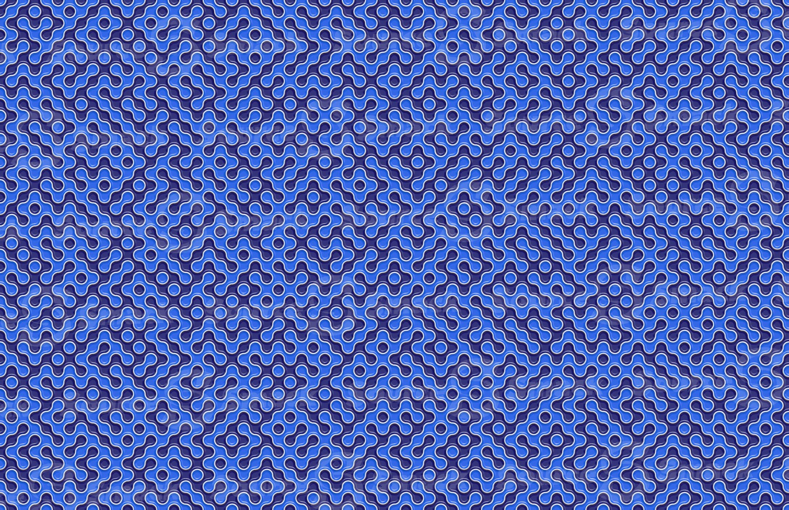 Interlocking smooth plastic background design