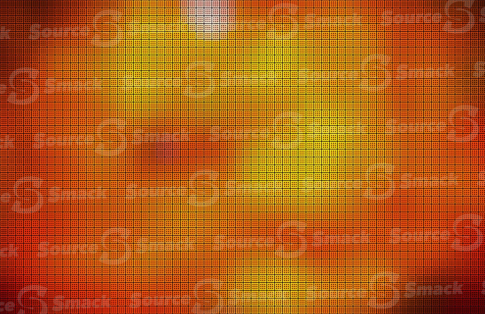 A abstract gradient colored background segmented by a waffle pattern