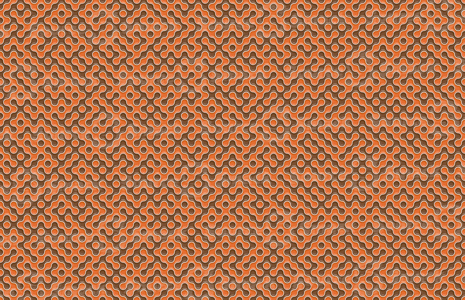 Interlocking smooth plastic background design