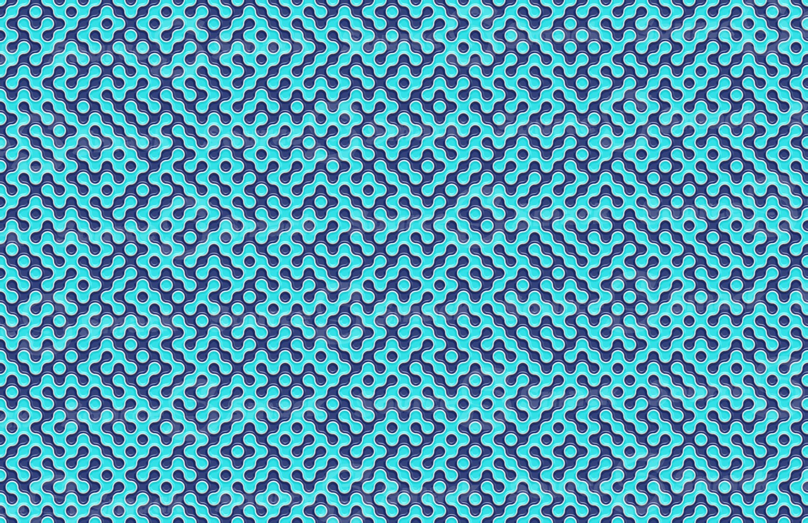 Interlocking smooth plastic background design