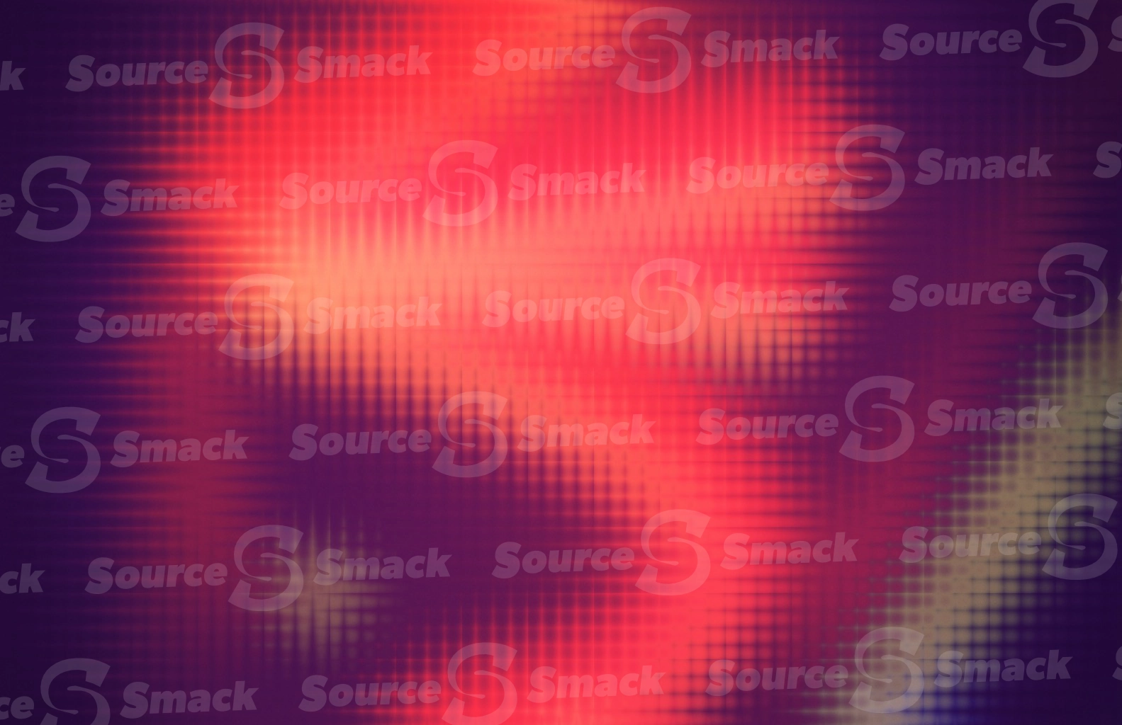 A segmented cross hatch of technological radiant light