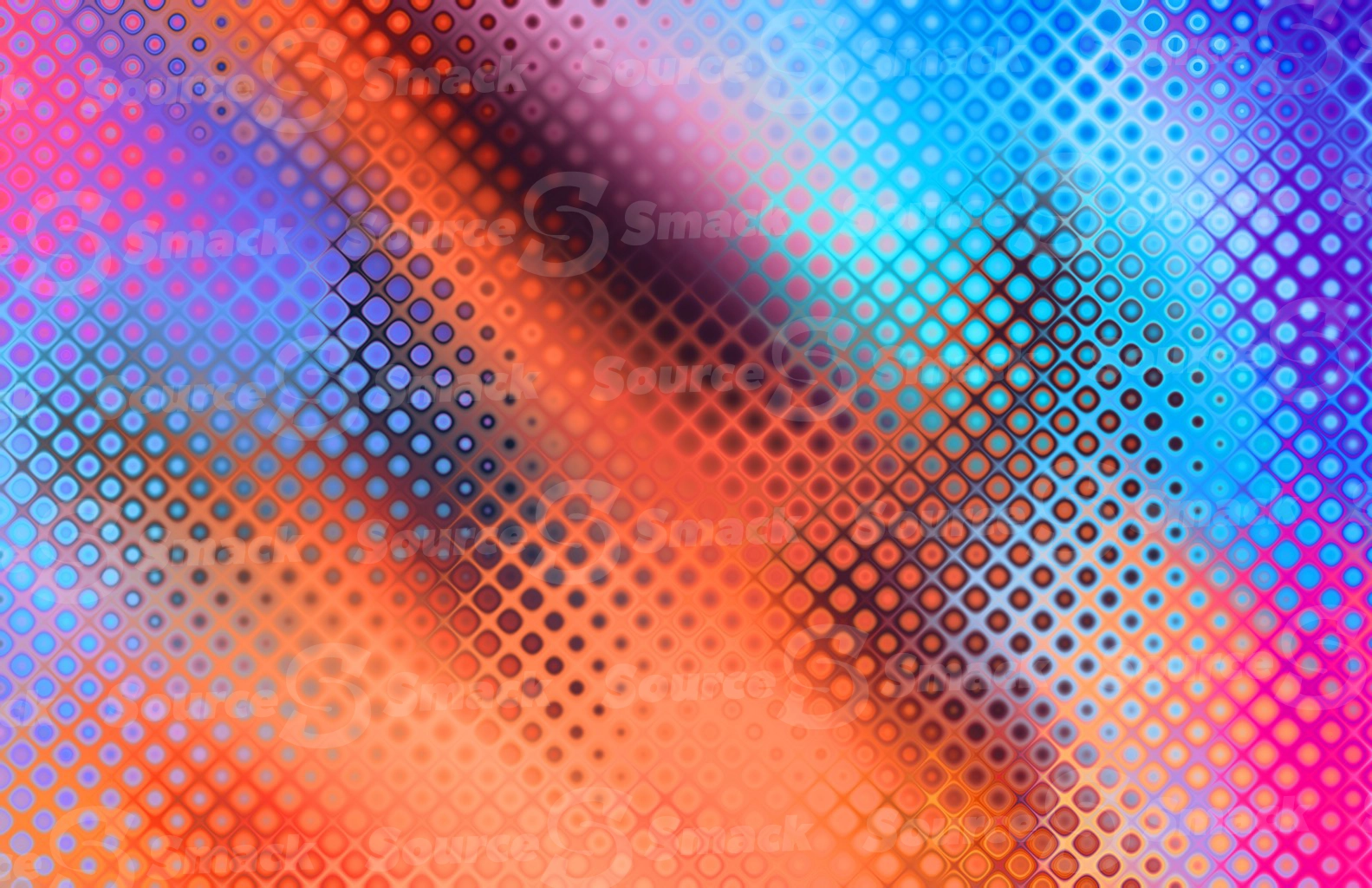 Abstract colorful glass bubbled effect