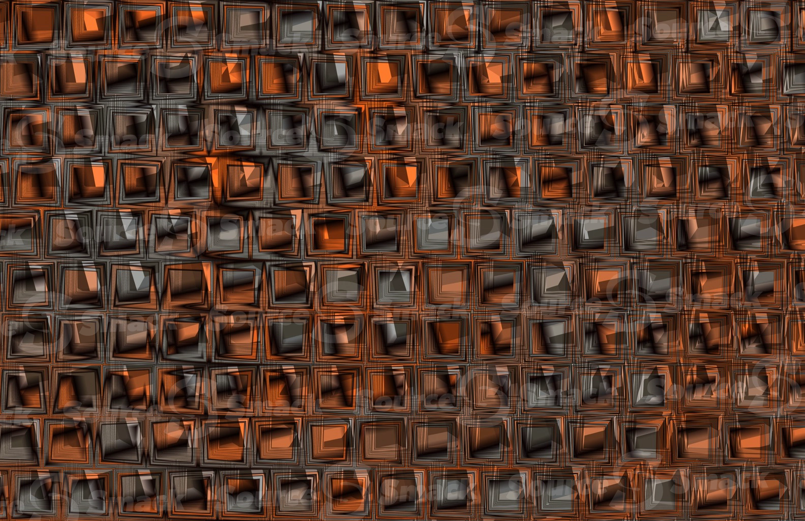 Warped mondrian sharp boxes background