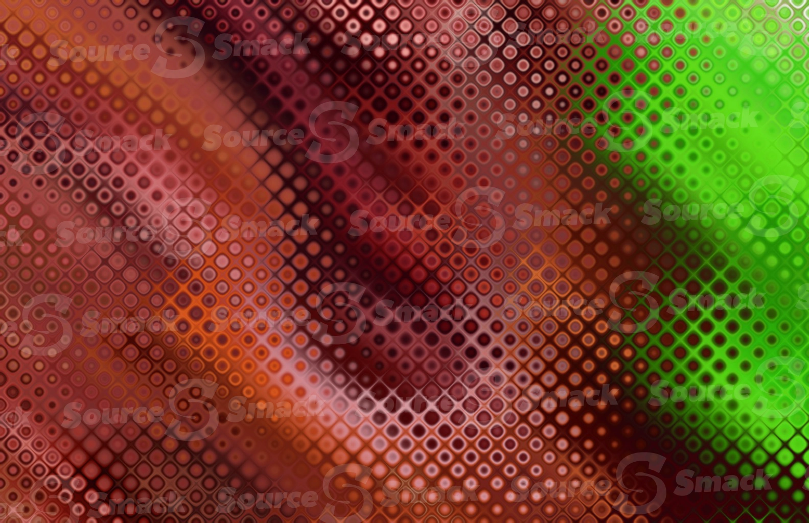 Abstract colorful glass bubbled effect