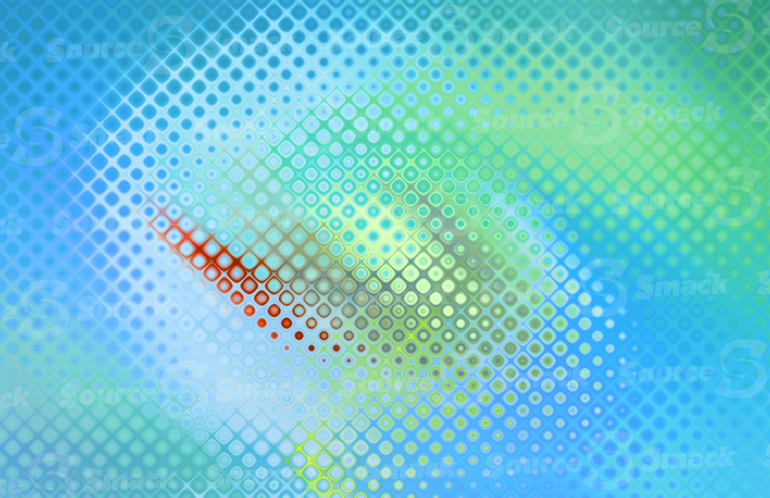 Abstract colorful glass bubbled effect