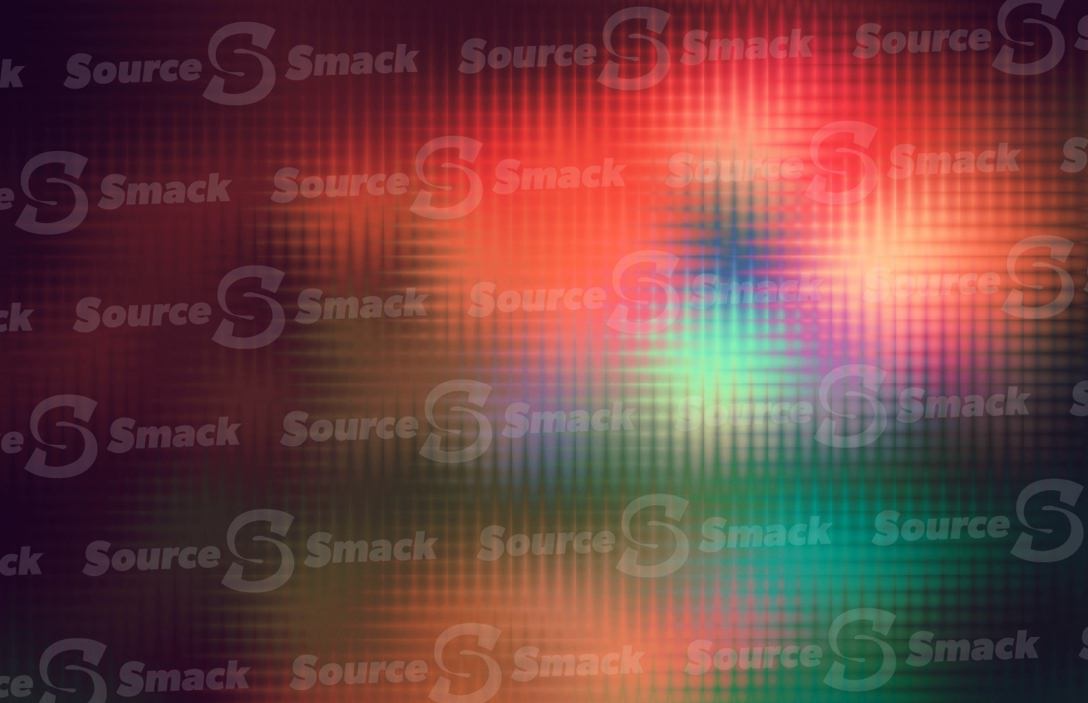A segmented cross hatch of technological radiant light