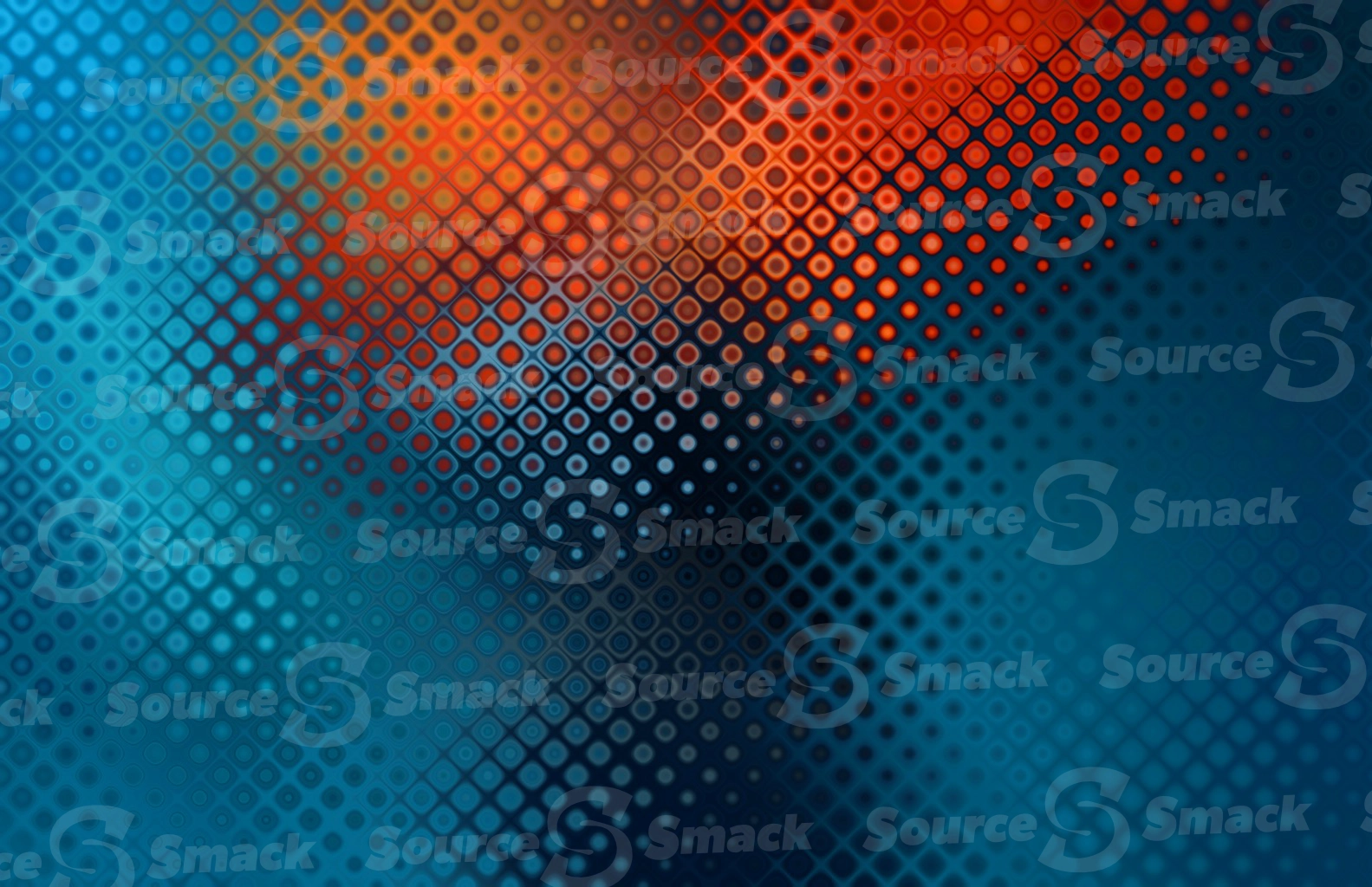 Abstract colorful glass bubbled effect