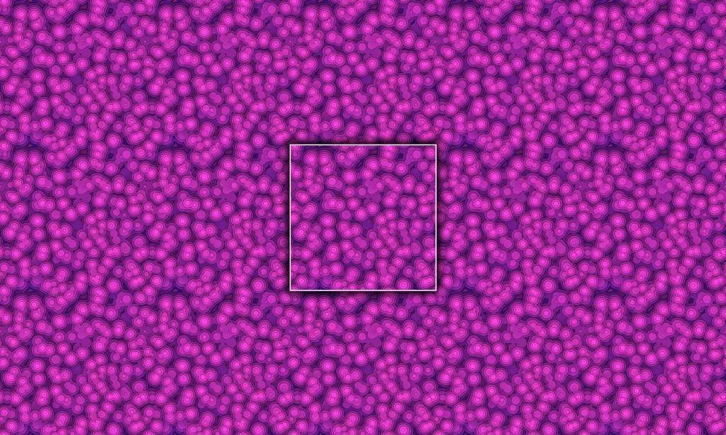 A pattern of dotted cogs attached in a random cluster