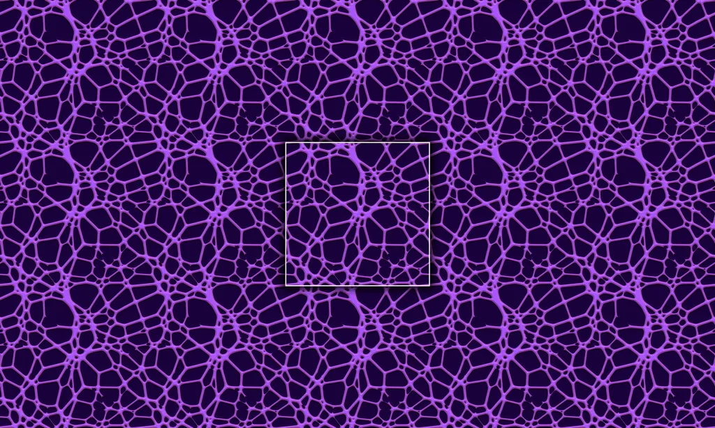 Slippery goo spider web seamless tile pattern