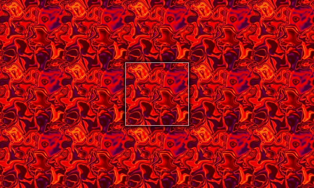 A smooth melted distortion of gradient color
