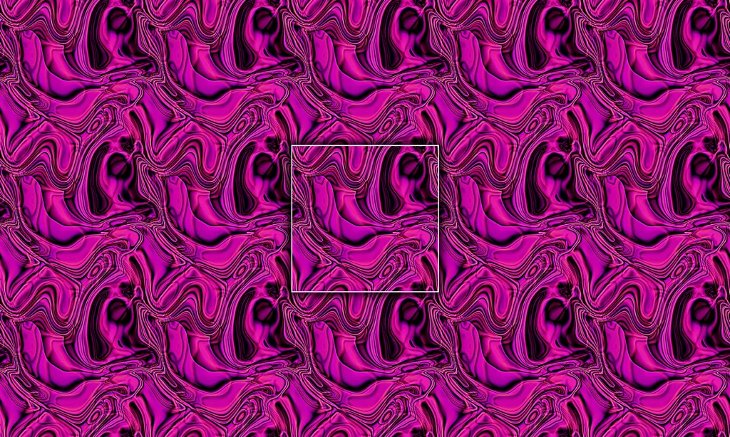 A smooth melted distortion of gradient color