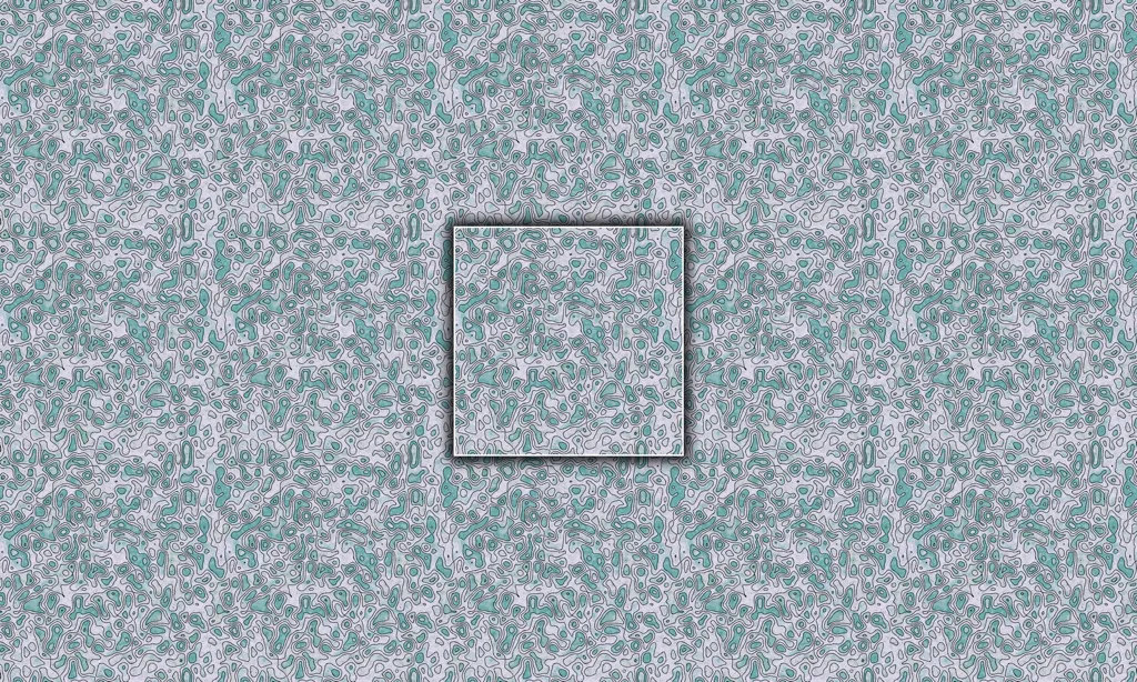 Colorful abstract patterned seamless tiles, etched in colorful leaking color