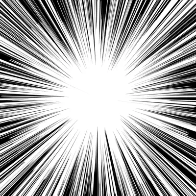 A manga exploding graphic