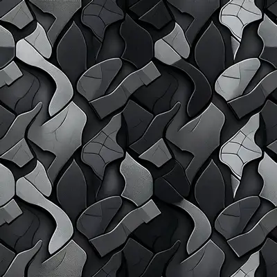 A seamless tile of a camouflage fabric pattern