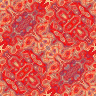 A swirling pattern of hypnotic bright color melting