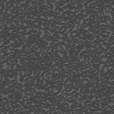 A squiggle 3D texture of noodles