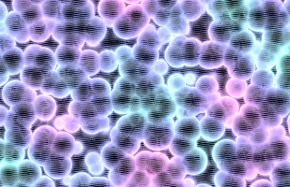 A cluster of alien egg mass background texture