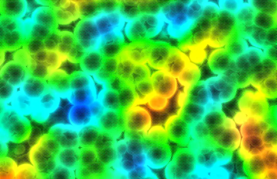 A cluster of alien egg mass background texture