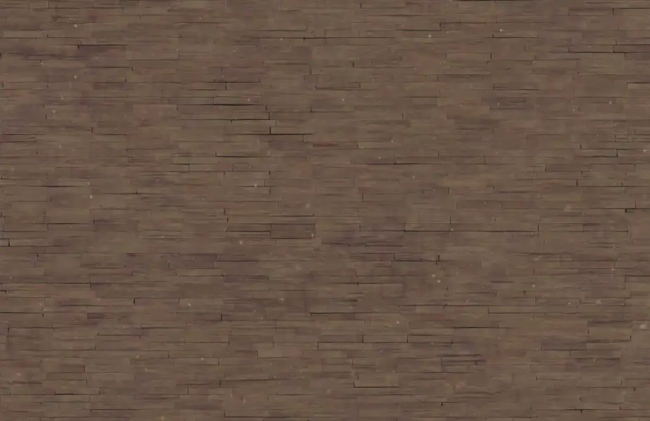 A wall of interlocking cartoon-styled plastic painted wood