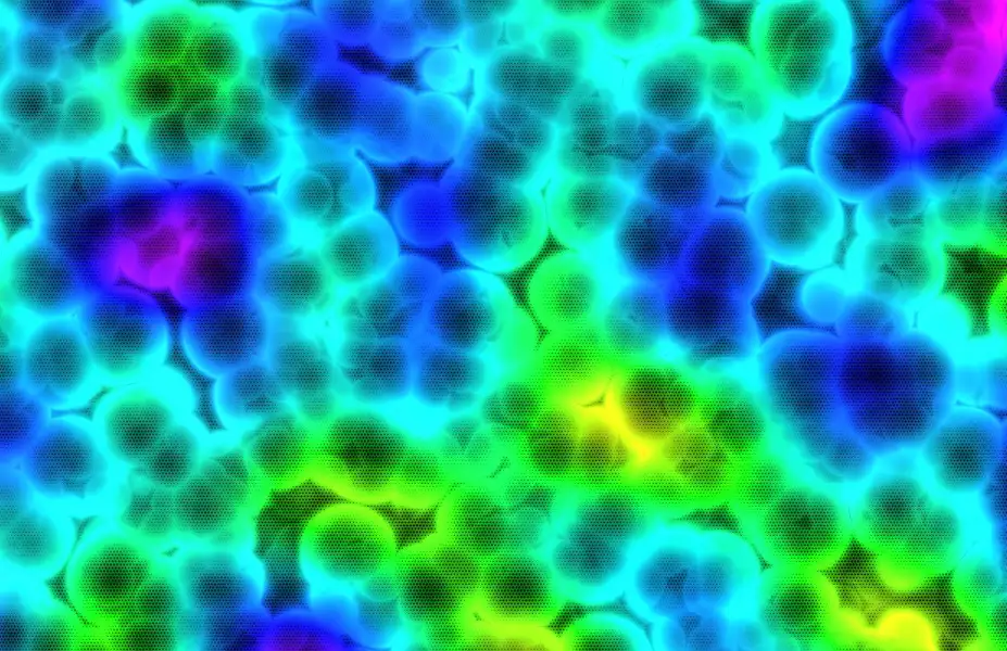 A cluster of alien egg mass background texture