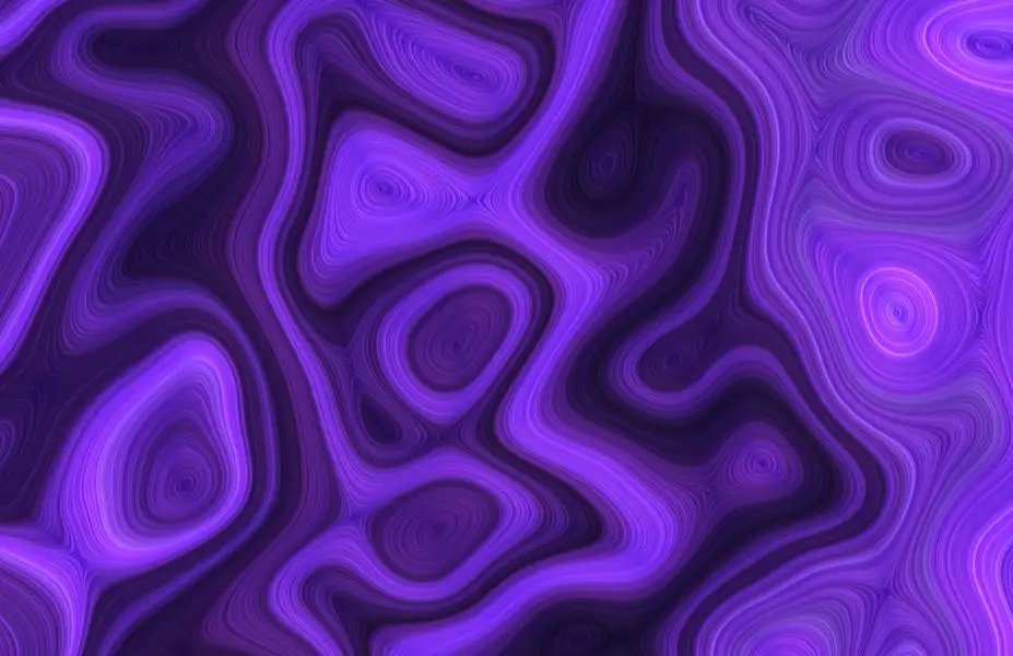 A melting mass of smooth elevated lines