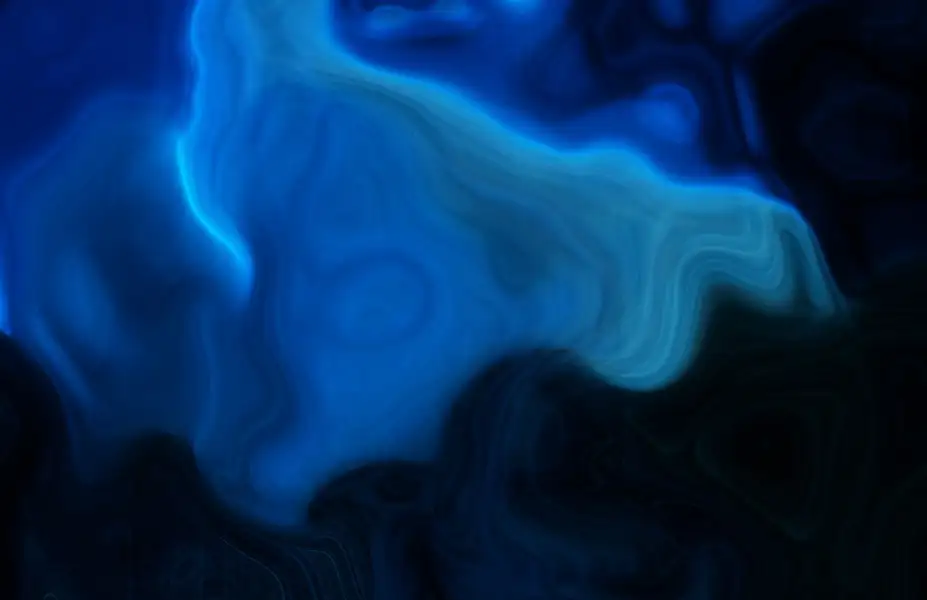 A smoky smooth melt of rippled color