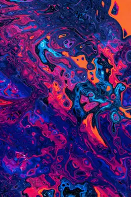 Colorful purple cosmic liquid looking background