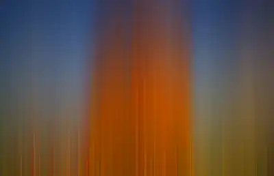 Vertical blur streaked background