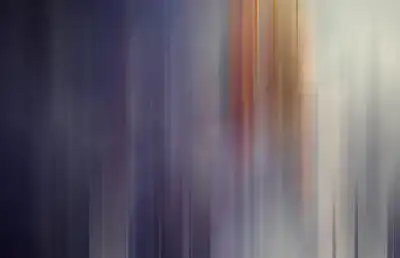 Vertical blur streaked background