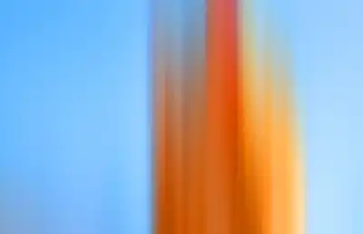 Vertical blur streaked background