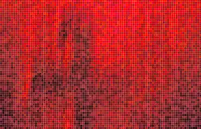 Colorful segmented small grid of patterned squares