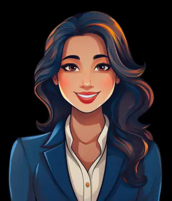 A indian professional woman smiling clipped as a transparent image