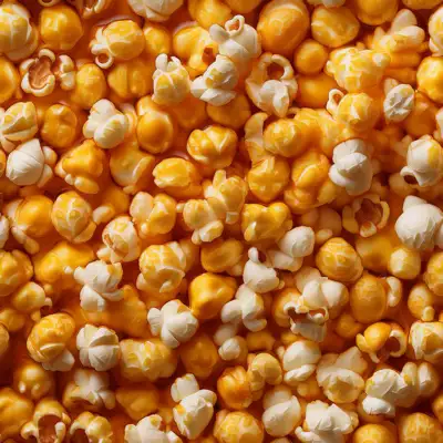 A image of buttered popcorn as a seamless tile