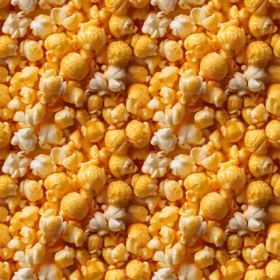 A image of buttered popcorn as a seamless tile