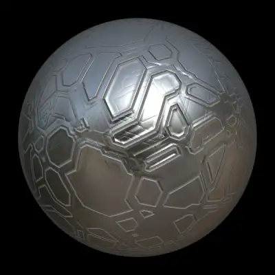 Silver Tin Colored Metal Orb On A Transparent Background