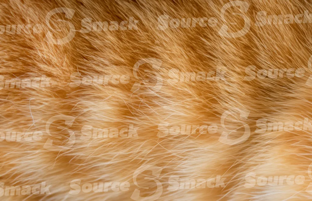 A domestic orange tabby hair texture