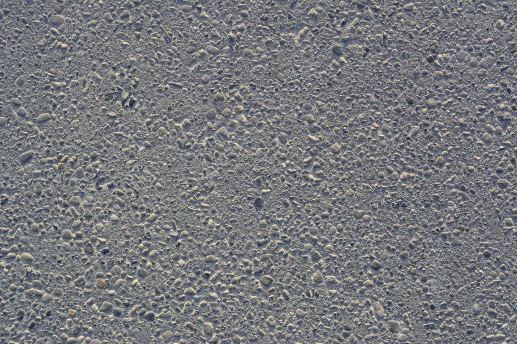 Asphalt roadway with stones
