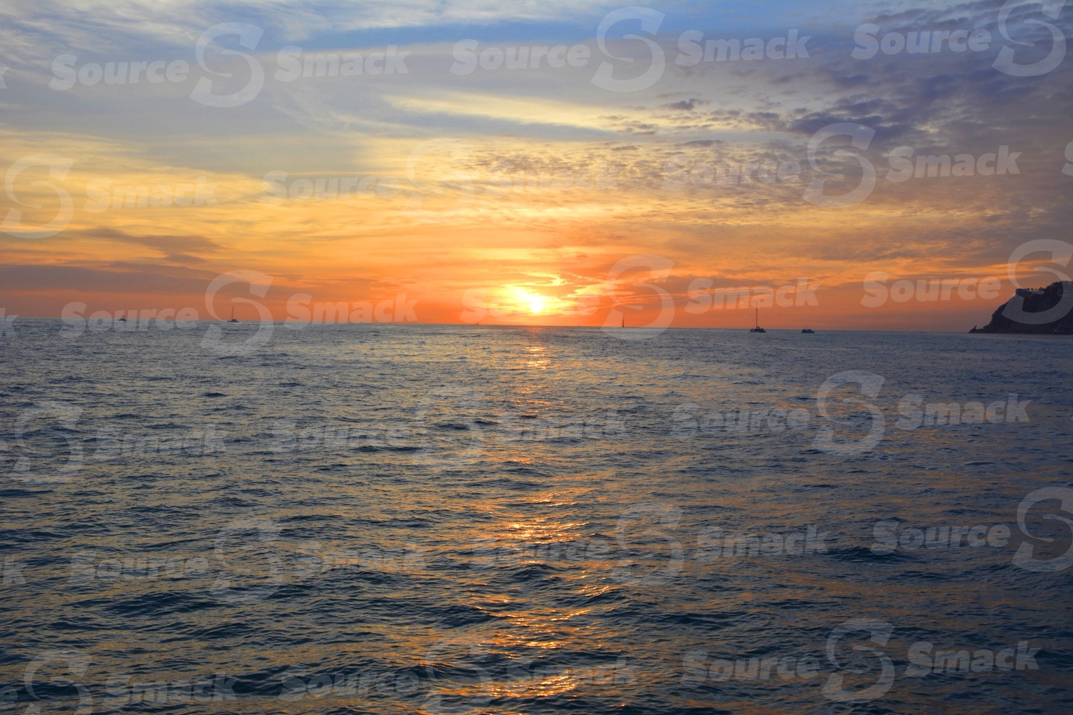 Sunset in Cabo San Lucas, Mexico