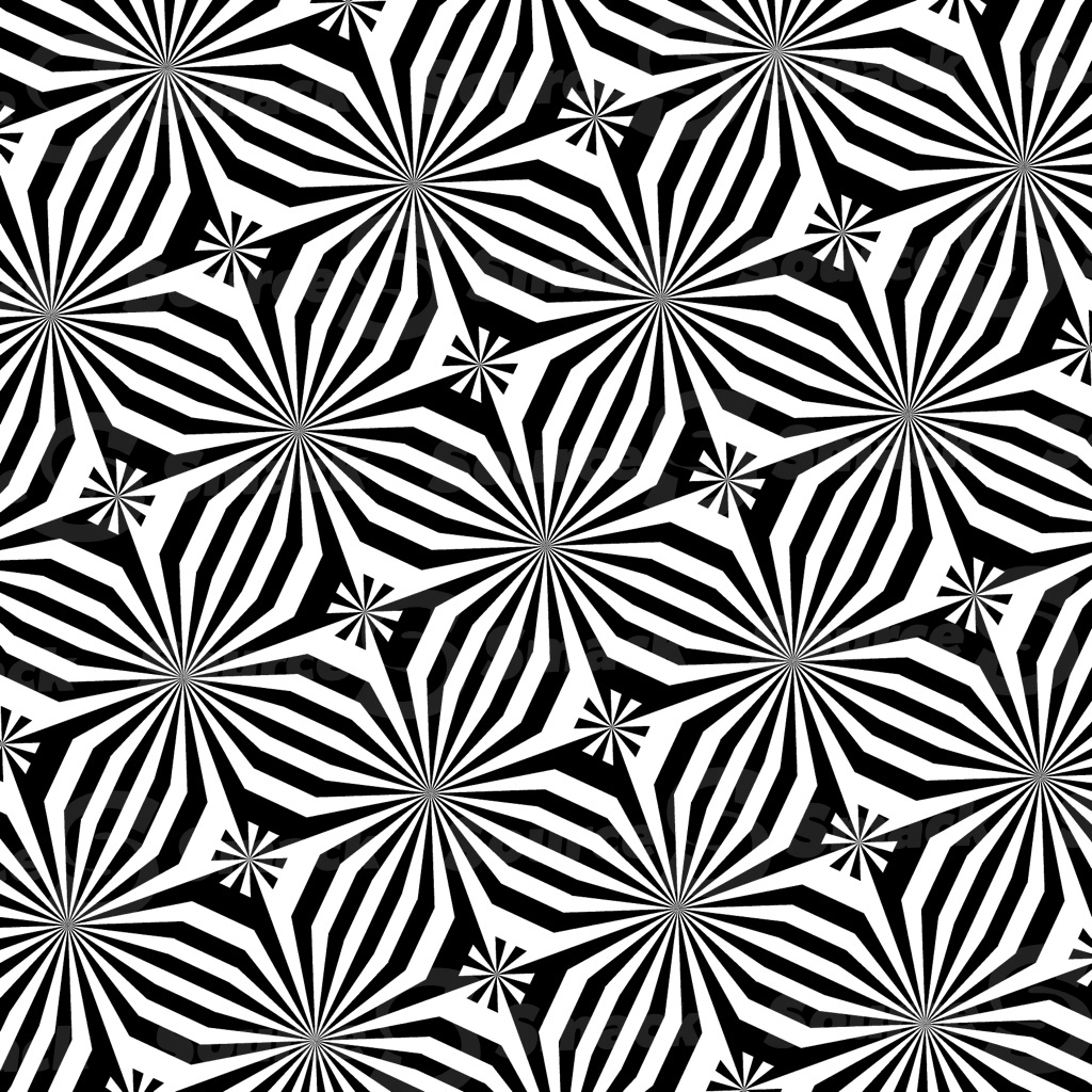 A black and white square vector pattern