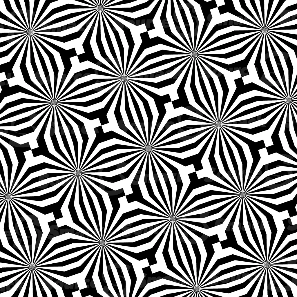 A black and white square vector pattern