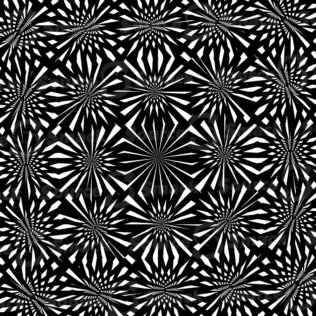 A black and white square vector pattern