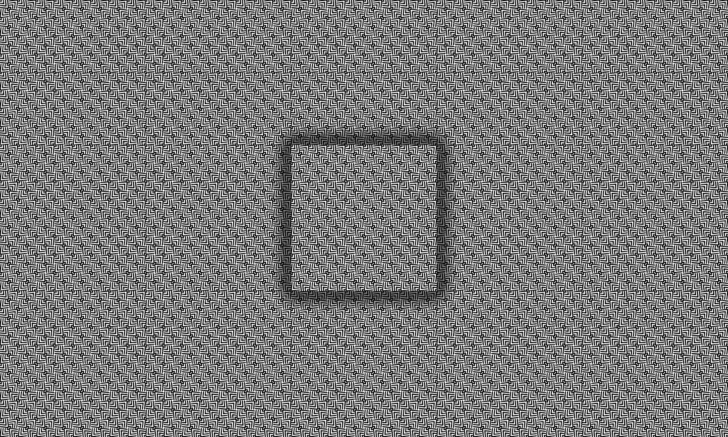 A vector design of rotated intersecting right angles