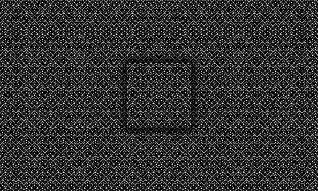 A vector design of alternating dotted circles overlapping