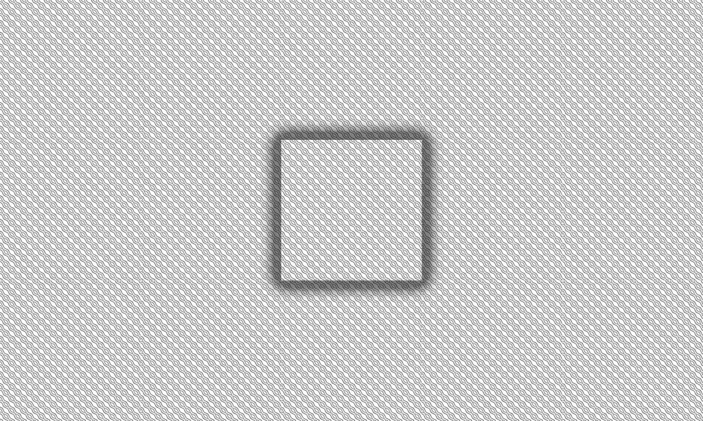 A vector design of outlined squares compressed and angled on a linear path