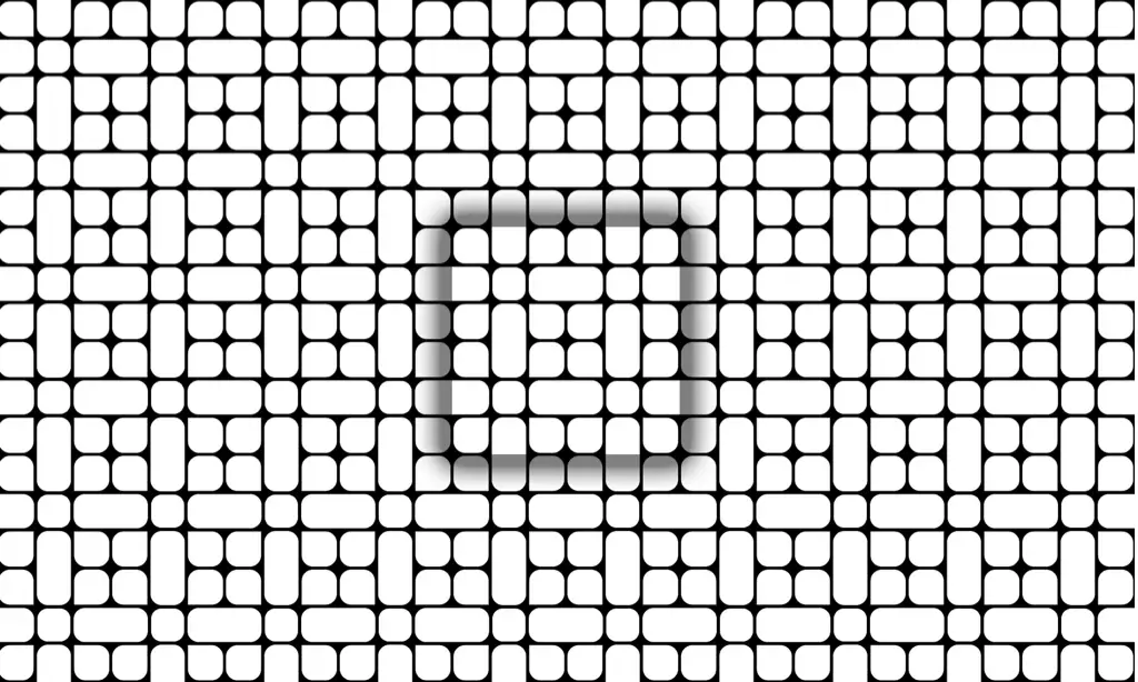 Thick seamless squares and rectangles muddled into a pattern